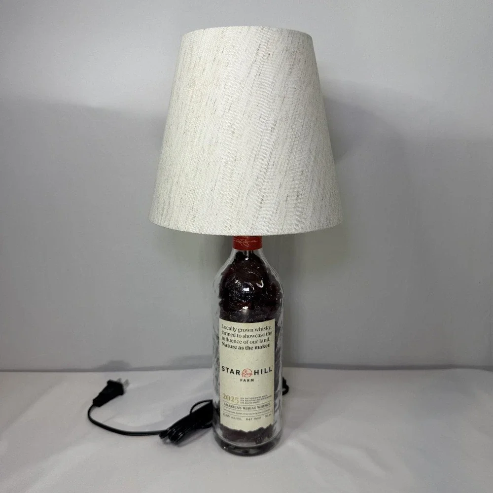 Makers Mark Star Hill Farm Whiskey Bottle Table Lamp 2025 Release Father's‎ Day